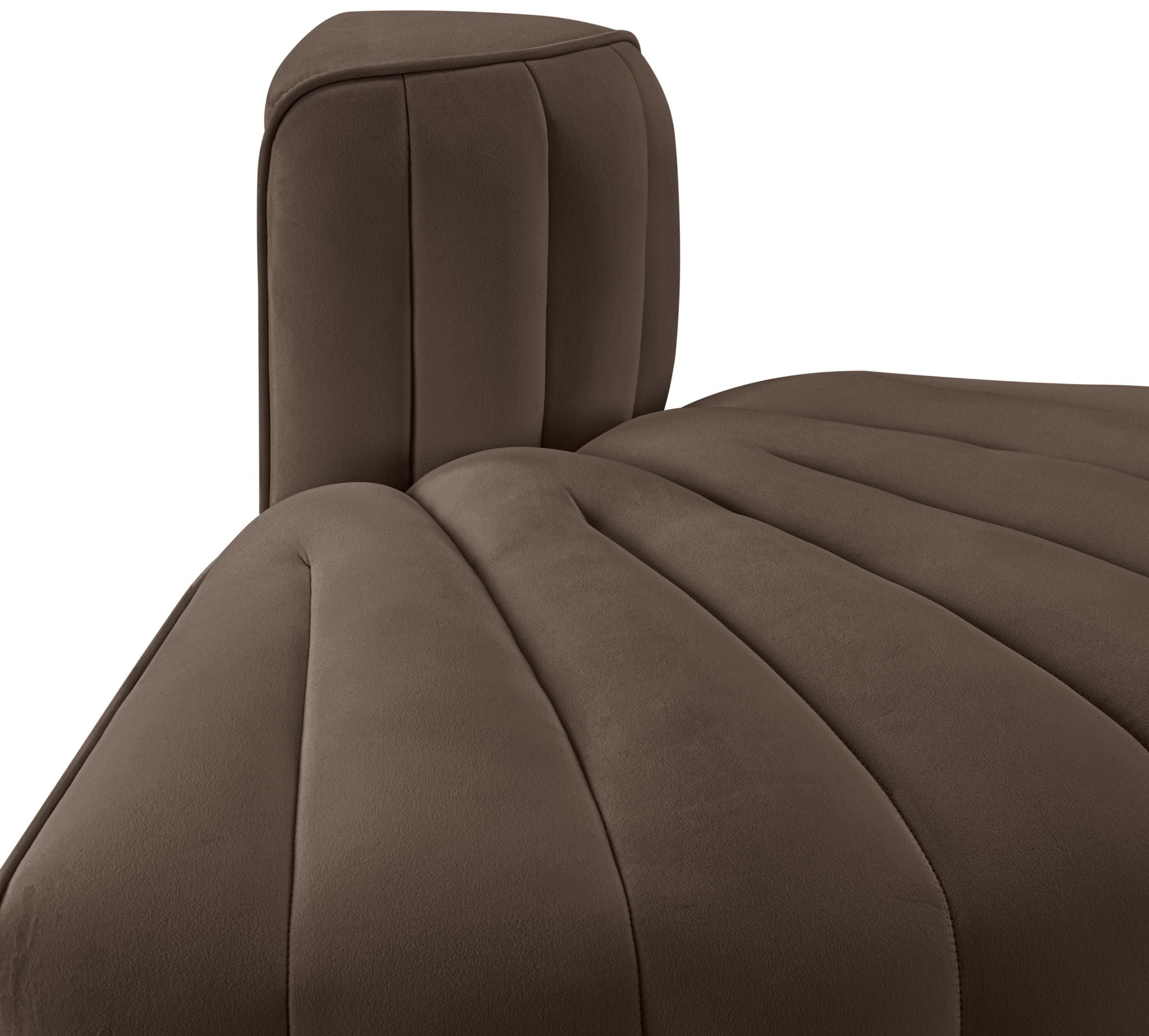 Rummi - Velvet Performance Fabric Upholstered Modular Chair