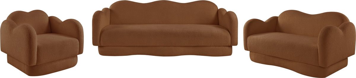 Bloom - Teddy Fabric Sofa - Saddle