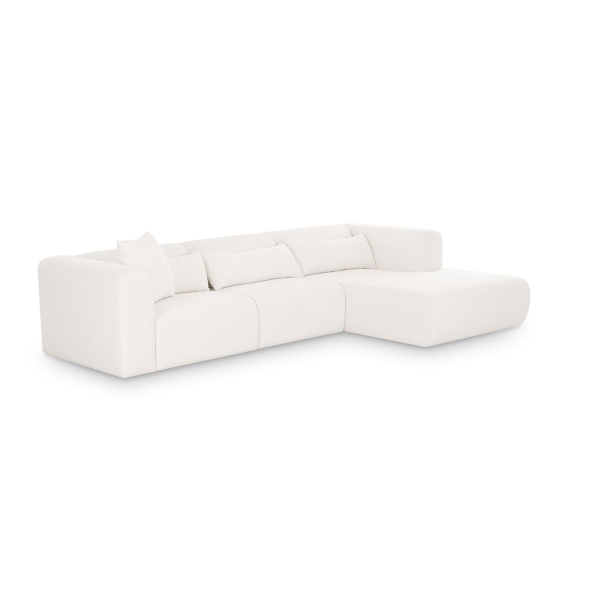 Tarra Cream Chenille Modular Sectional