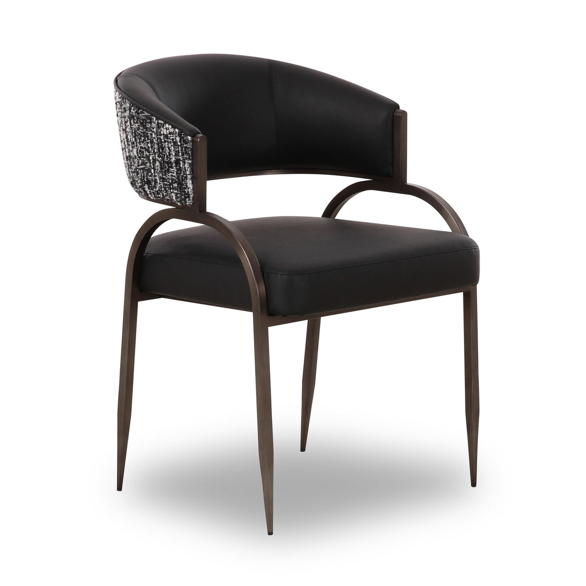 Tatum - Vegan Leather 2-Tone Dining Chair