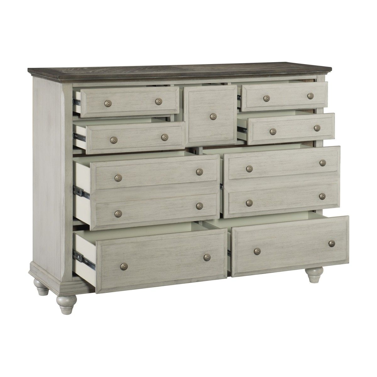 Mossbrook - Dresser - Gray