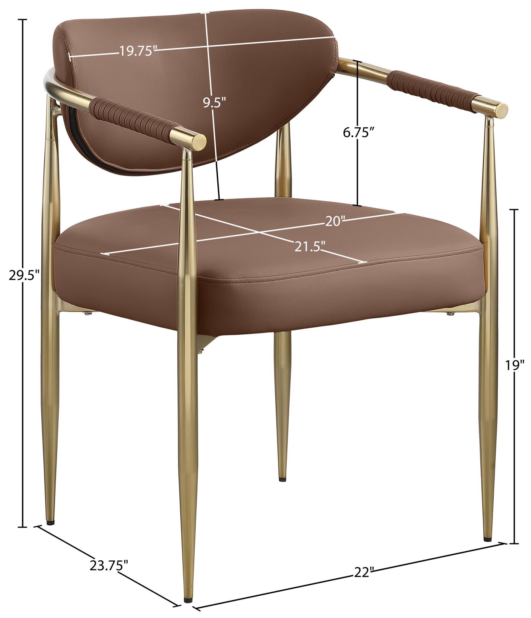 Virella - Faux Leather Upholstered Dining Chair (Set of 2)