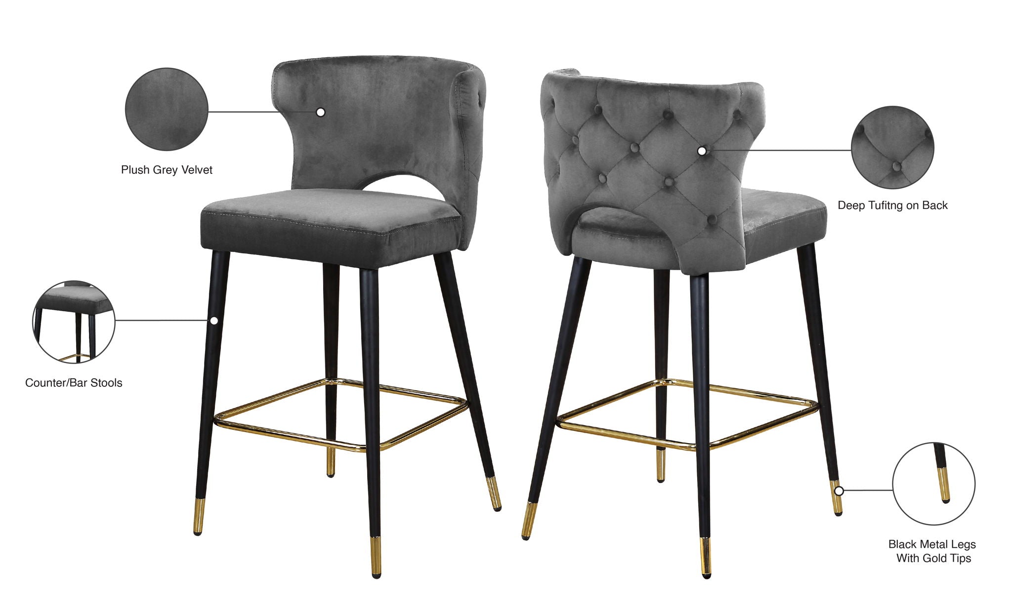 Kelly - Stool (Set of 2)
