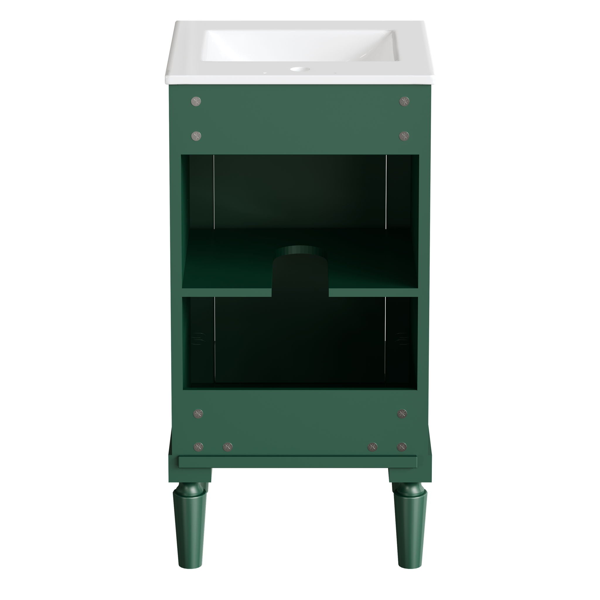 French Style Bathroom Cabinet With Sink, Adjustable Shelf