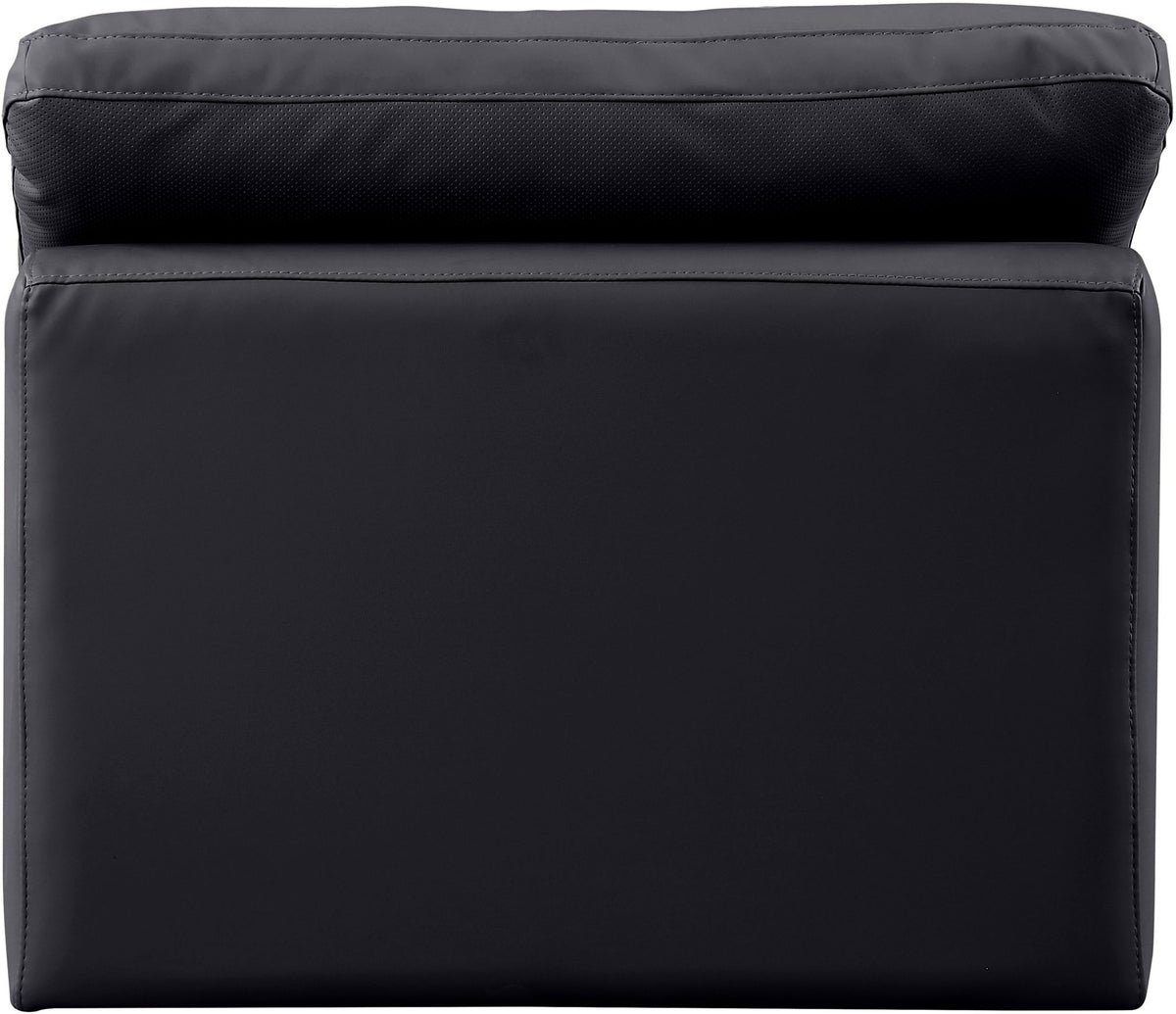 Indulge - Faux Leather Armless Chair