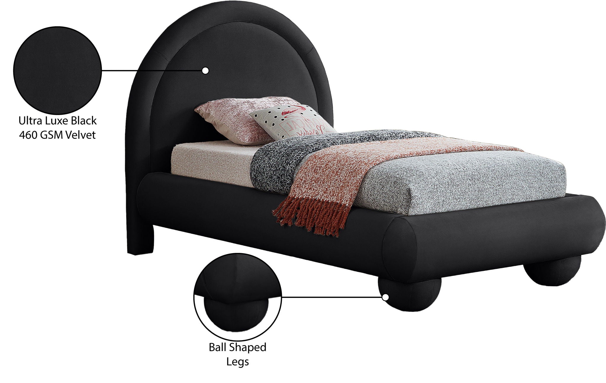 Madrid - Upholstered Bed