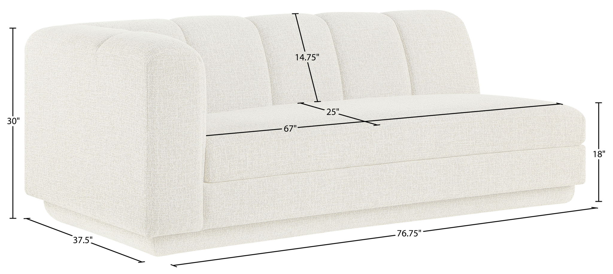 Modari - Fabric Upholstered Sofa