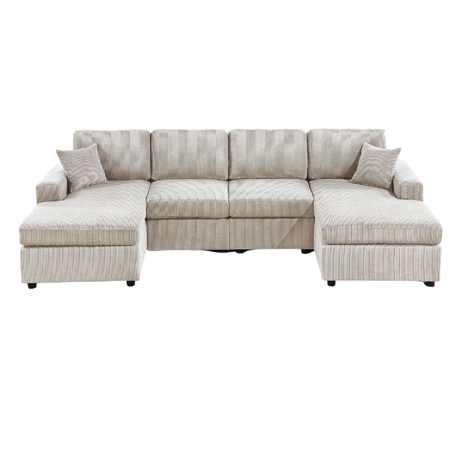 Modern Design Sectional Set With Right And Left Arm Chaise