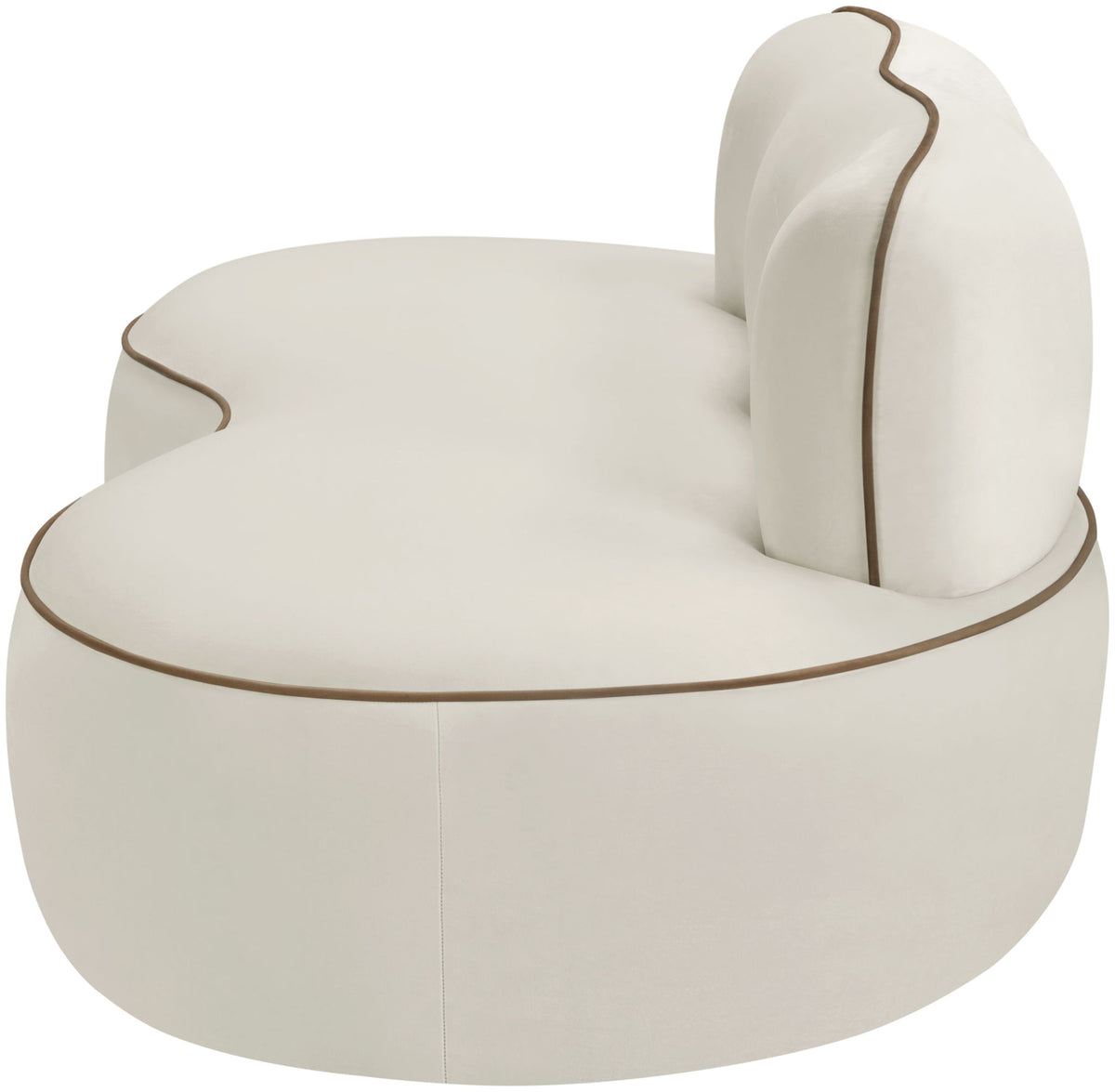 Swerve - Velvet 77" Upholstered Loveseat