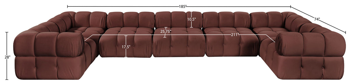 Orin - 7 Piece Modular Sectional (3 Modular Chairs, 4 Corner Chairs)