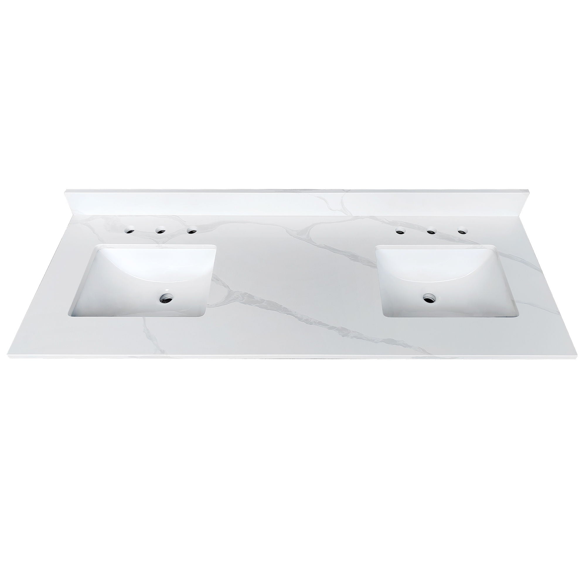 Bathroom Vanity Top With Undermount Sink, 3 Pre Drilled Holes