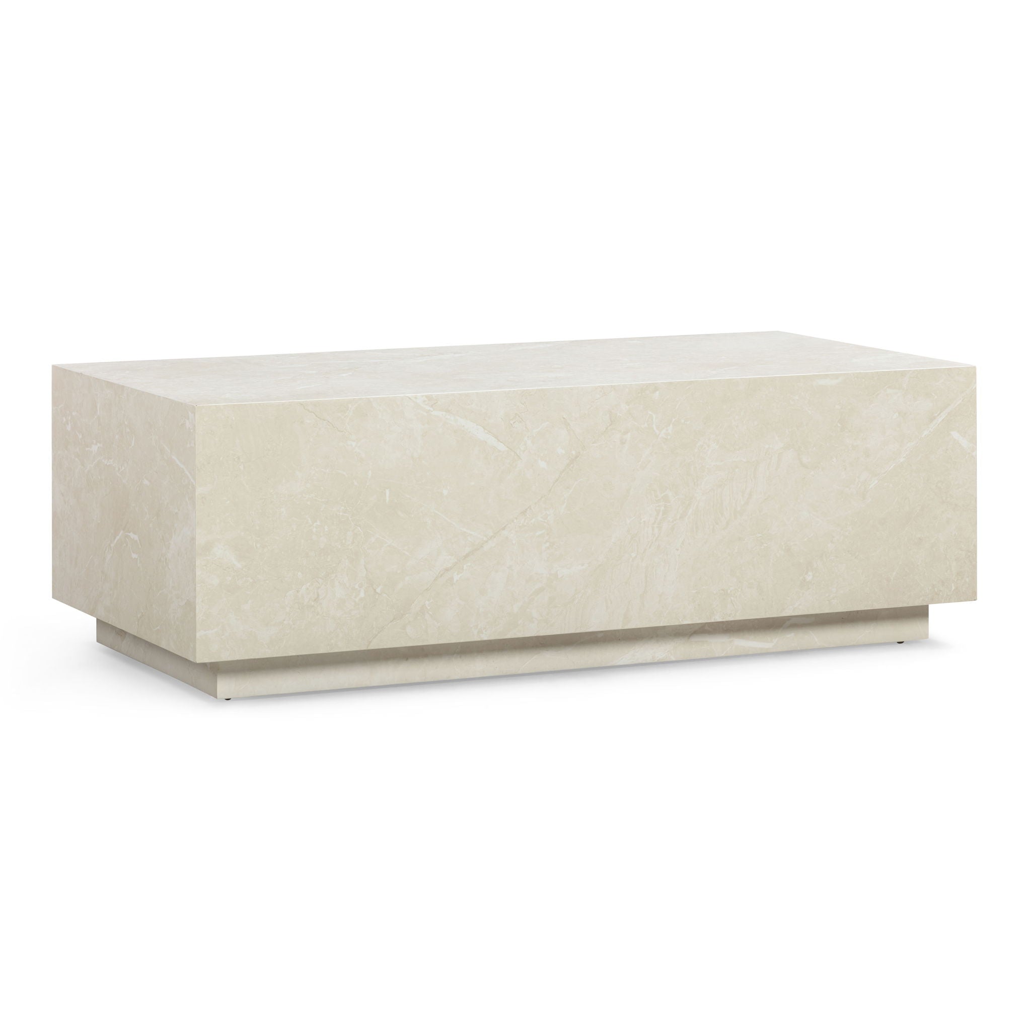 Romy - Coffee Table - Cream Travertine