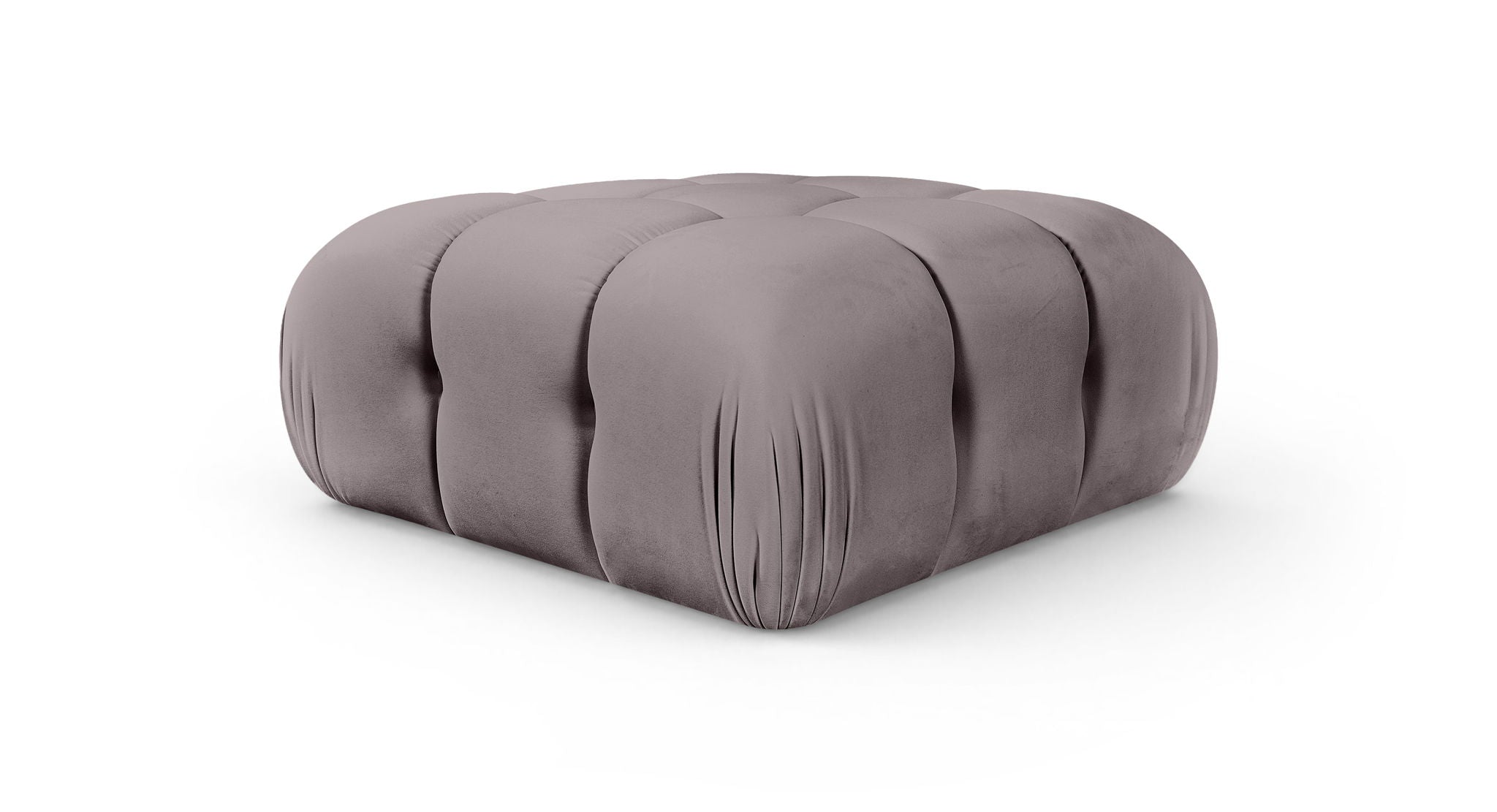Orin - Velvet Performance Fabric Upholstered Modular Ottoman