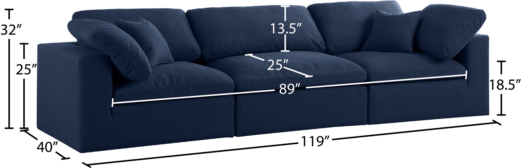 Serene - Modular 3 Seat Sofa