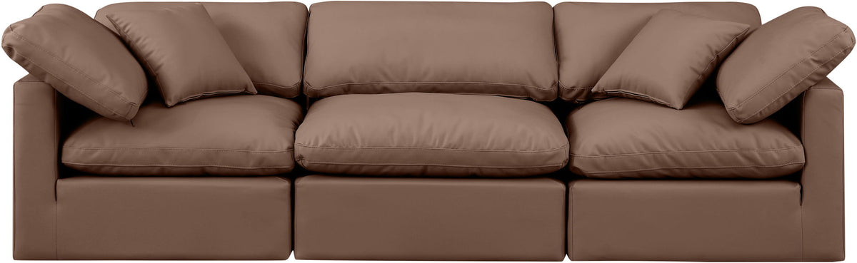 Indulge - Faux Leather 3 Seat Modular Sofa