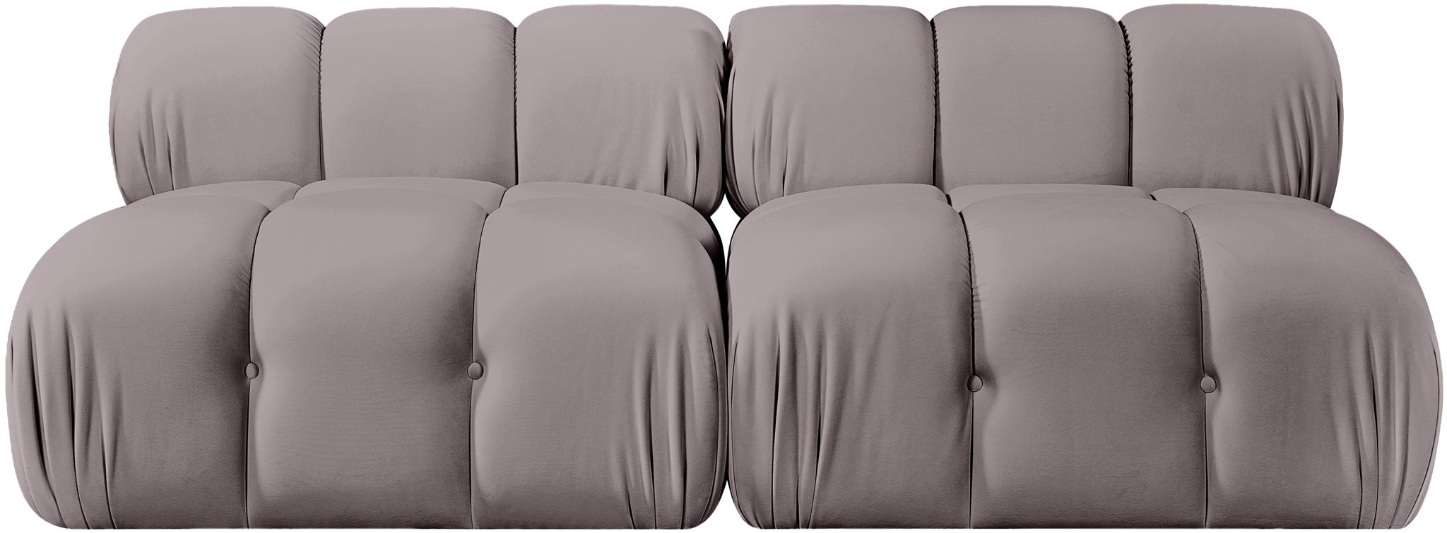 Orin - Velvet Performance Fabric Upholstered 2 Piece Modular Sofa