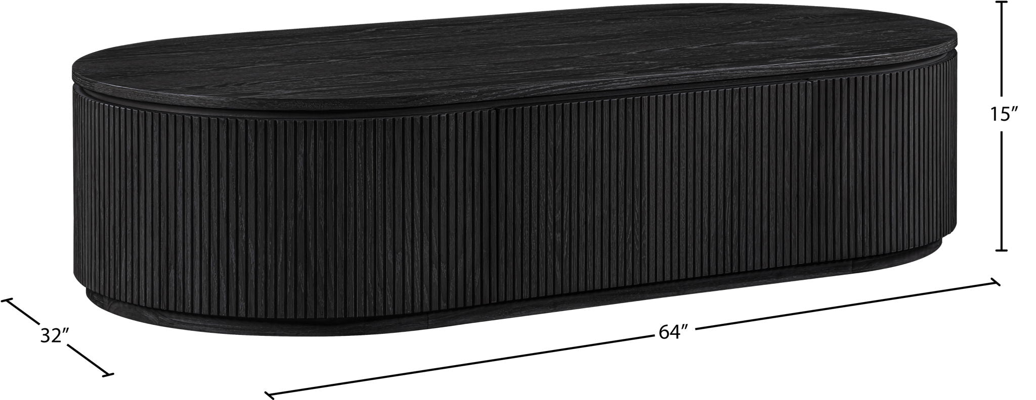 Moana - Rubberwood Coffee Table