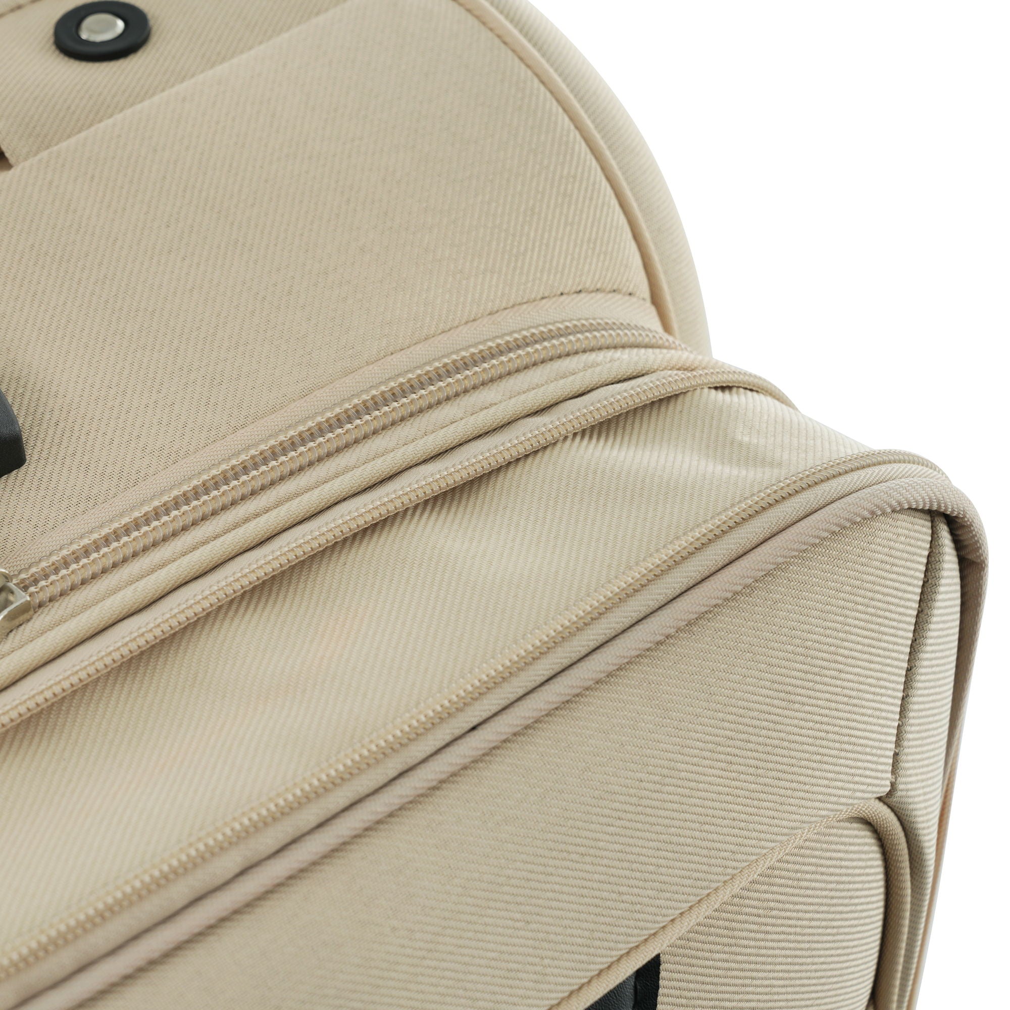 Softside Luggage Expandable 3 Piece Set Upright Spinner Lightweight Suitcase