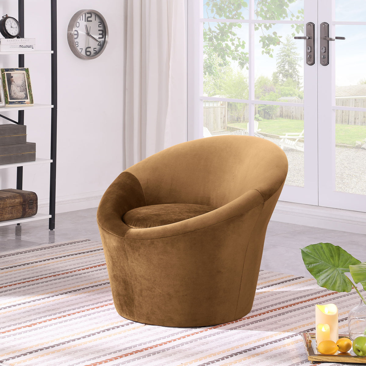 Tristan - Accent Chair - Saddle