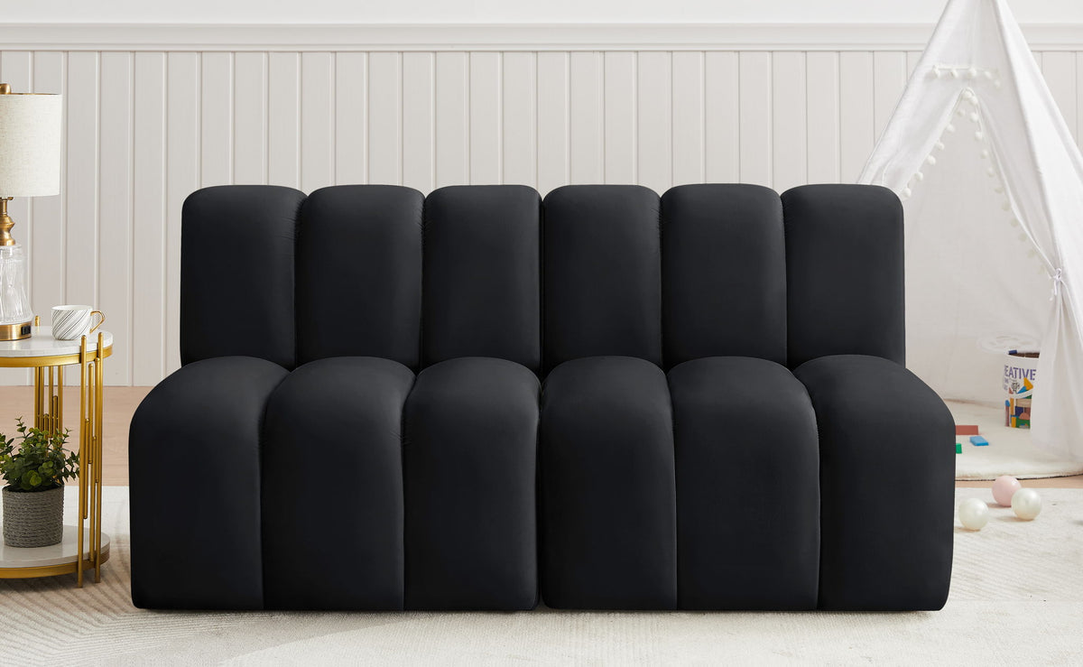 Arc - Velvet 2 Seats Modular Sofa