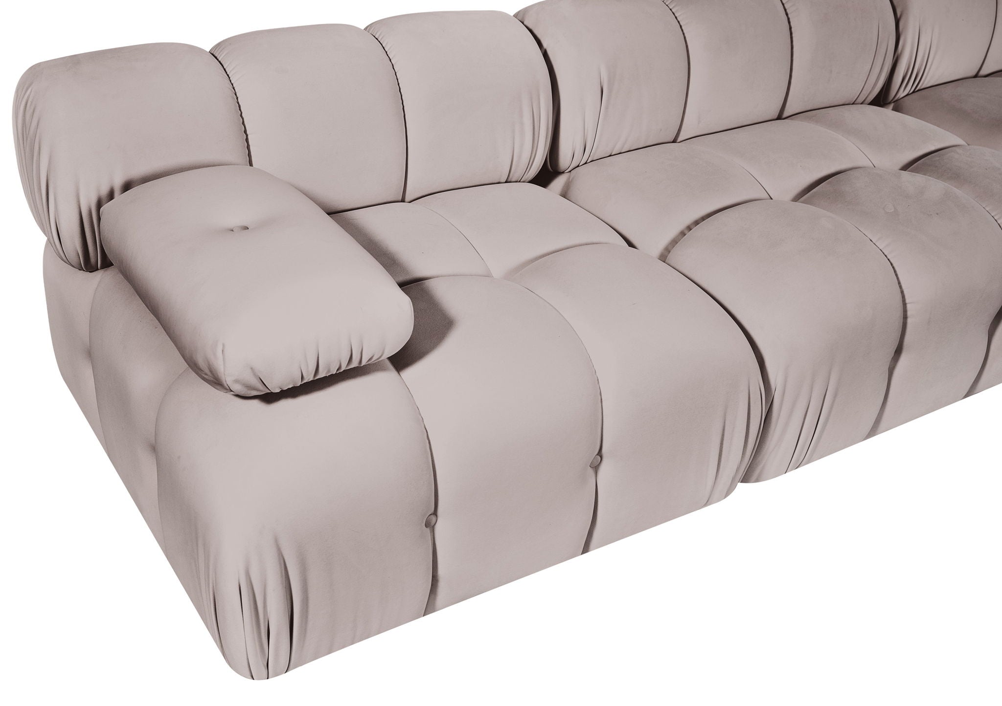 Orin - Velvet 4 Piece Modular Sofa