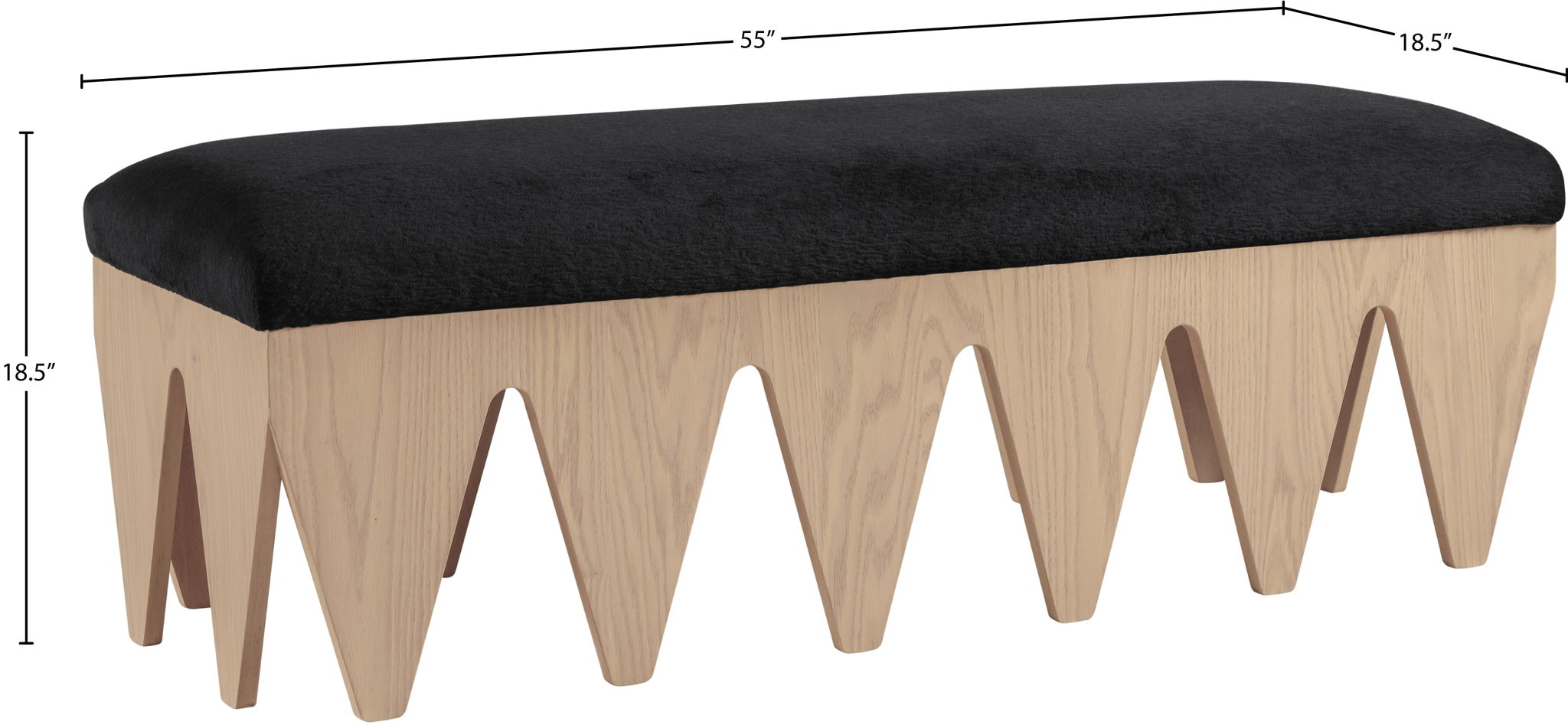 Altair - Bench - Light Brown Base