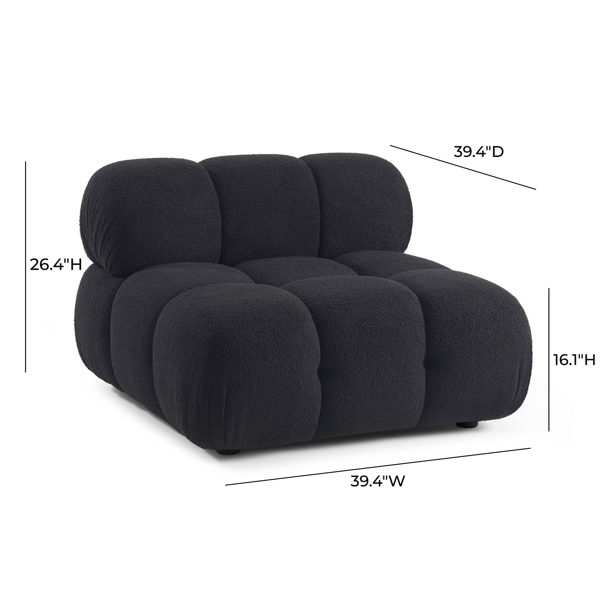 Calliope - Modular Armless Chair