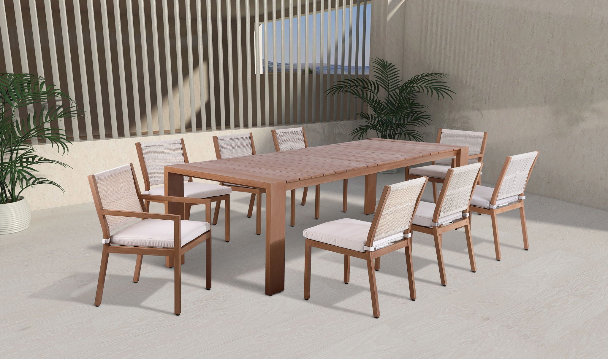 Maui - Water Resistant Outdoor Patio Dining Arm Chair (Set of 2)