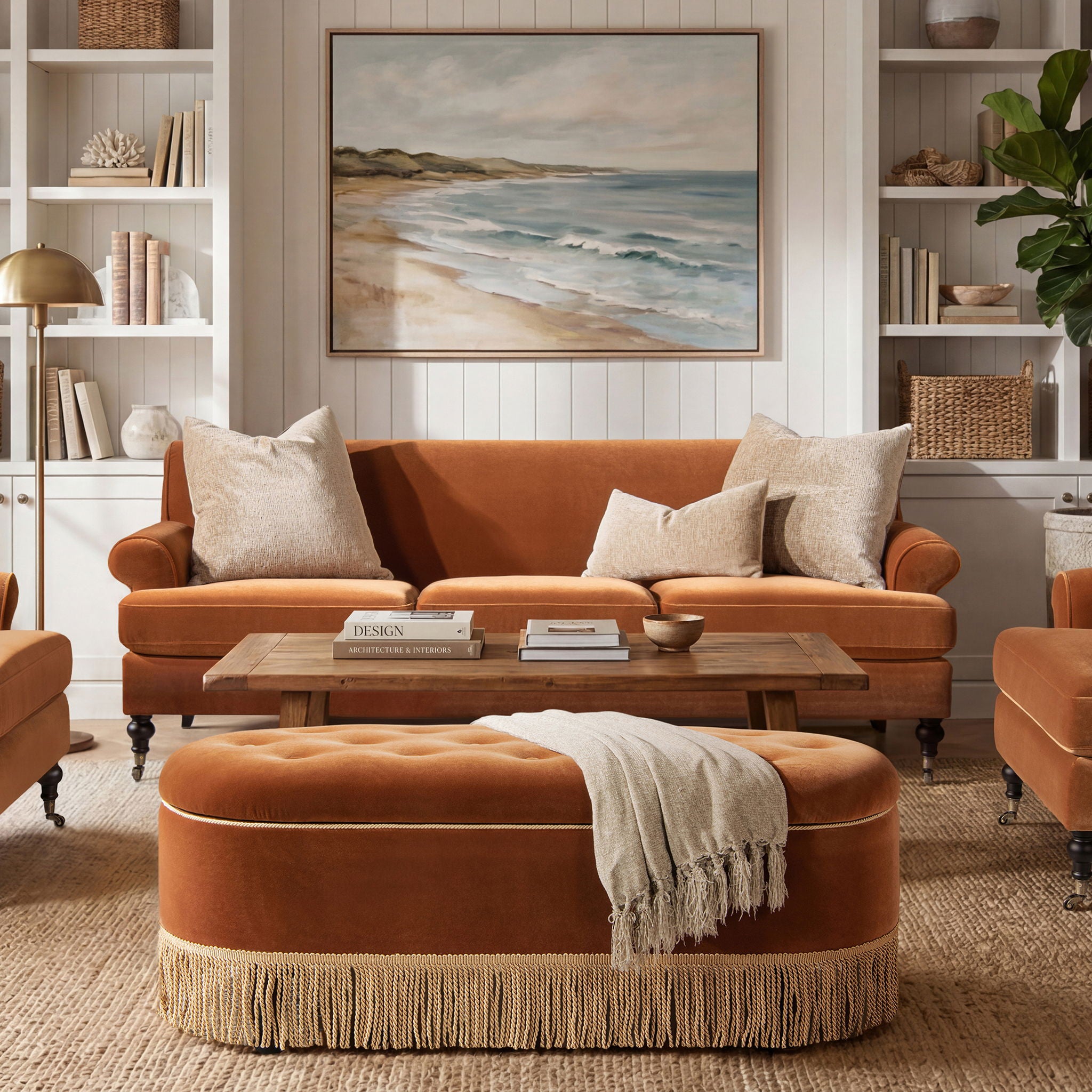 Alana Lawson - Modern Three Cushion Tightback Sofa