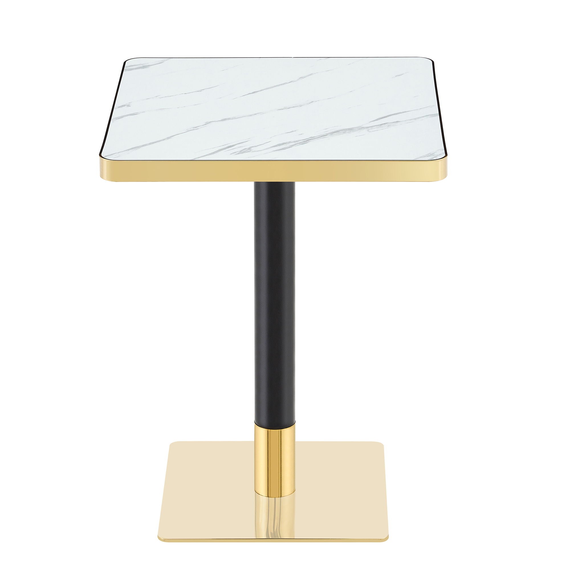 Square Small Kitchen Table With Pedestal Base
