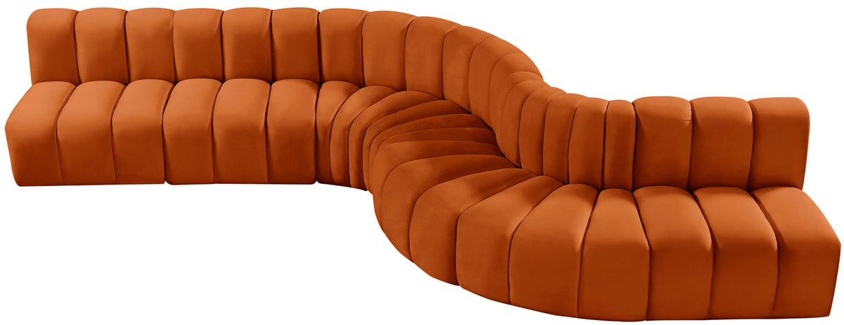 Arc - Velvet 7 Piece Modular Sofa