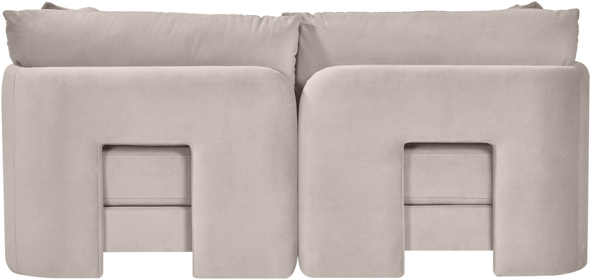 Hammond - Velvet Performance Fabric Upholstered 2 Piece Loveseat
