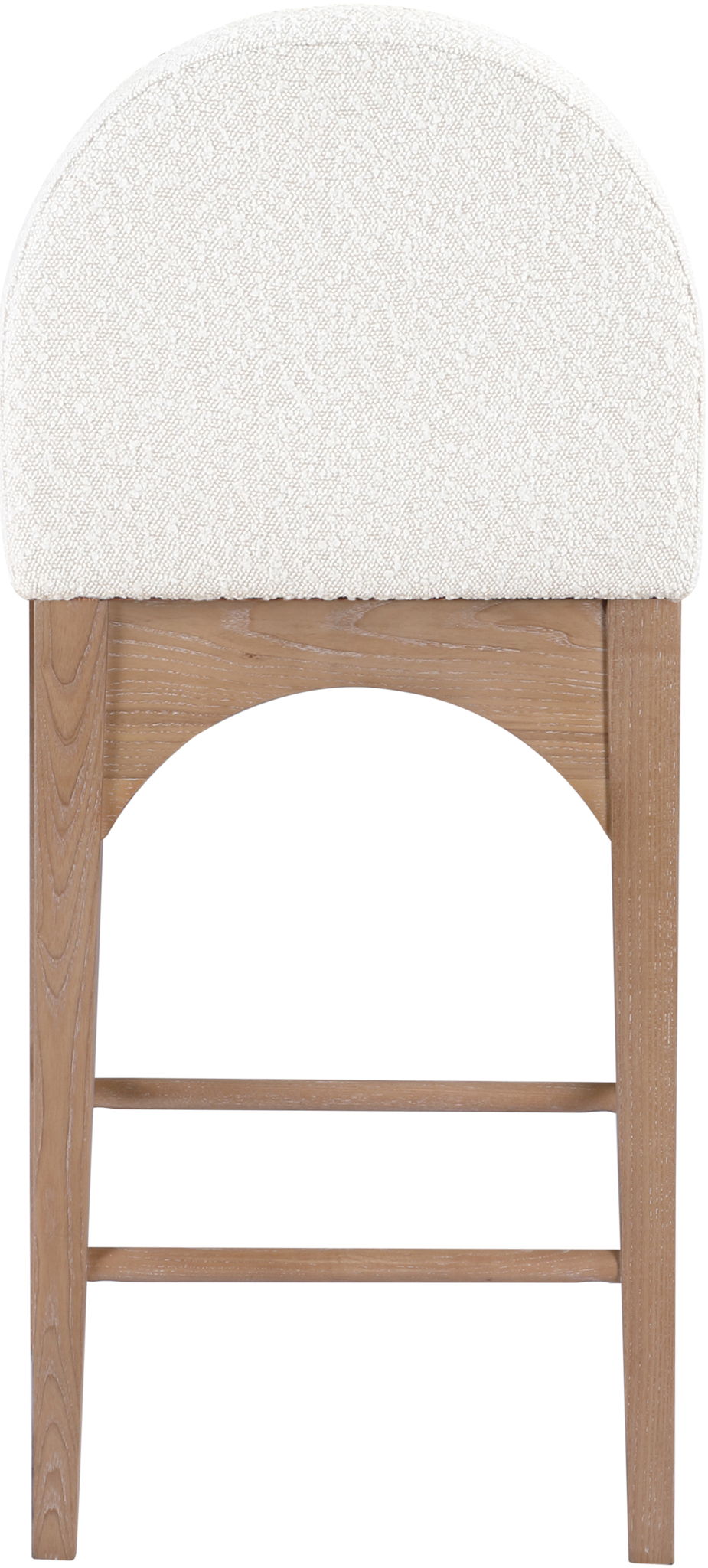 Waldorf - Boucle Stool With Natural Legs