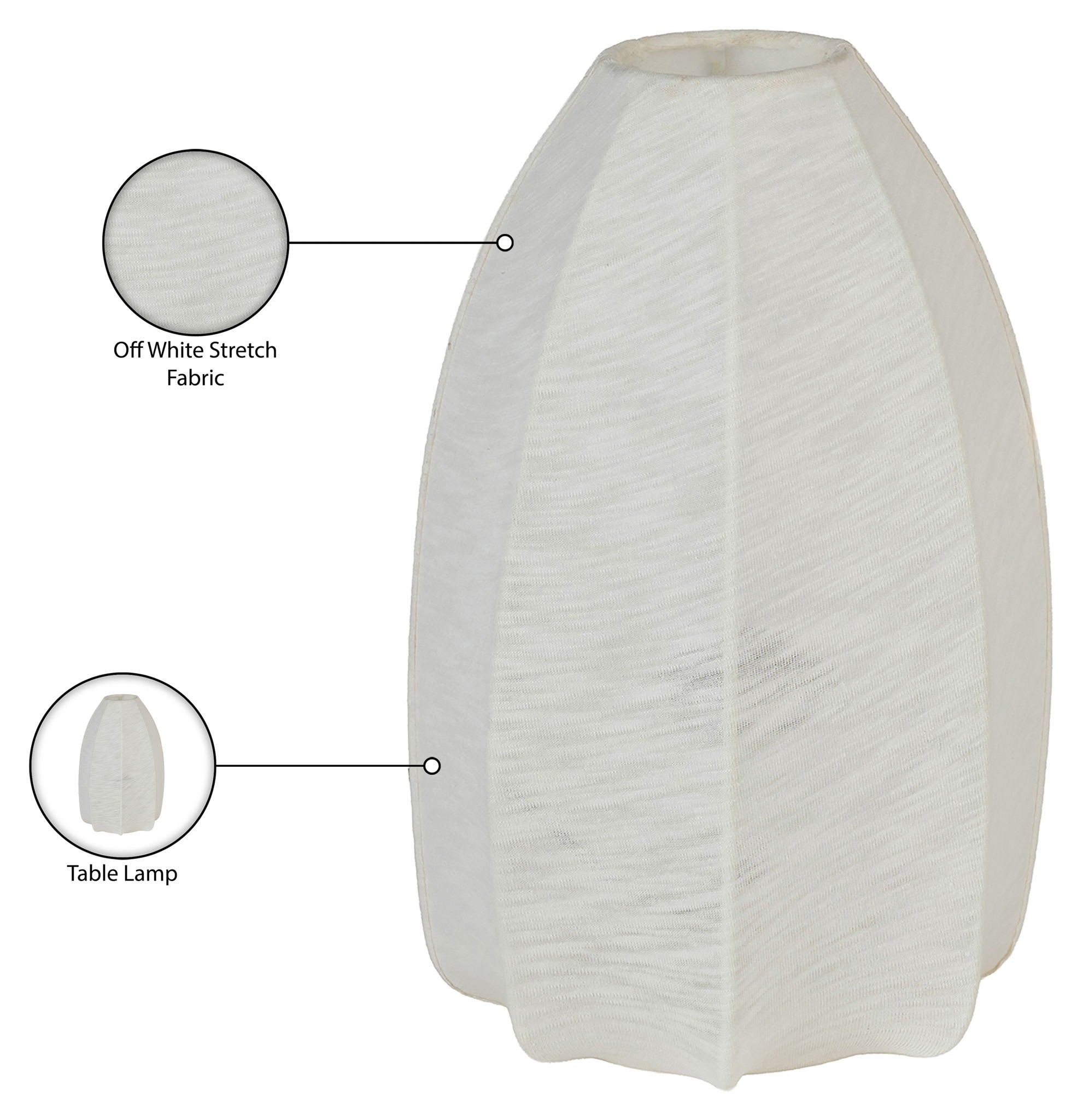 Lumaire - Stretch Fabric Table Lamp