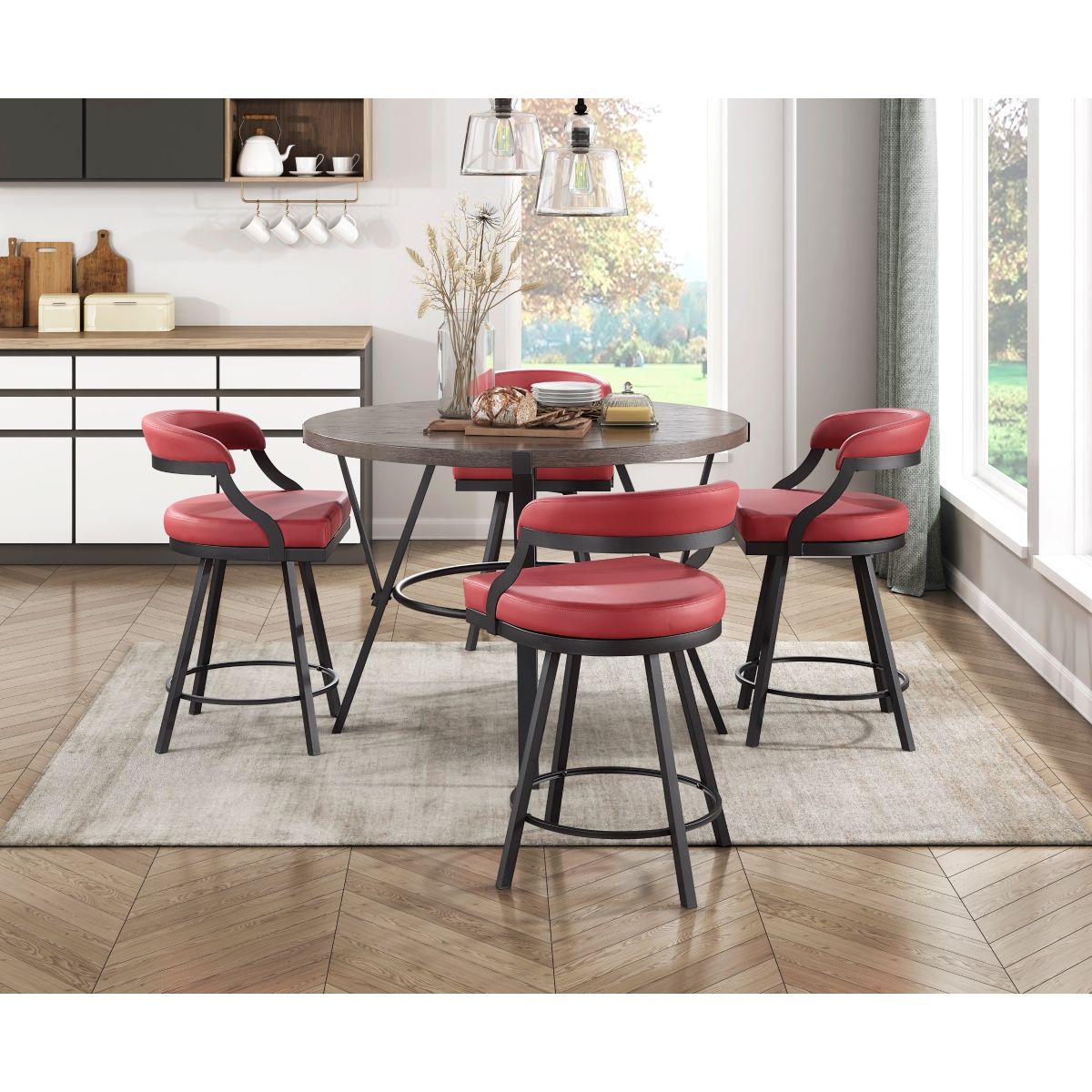 Crowley - Counter Height Table - Black