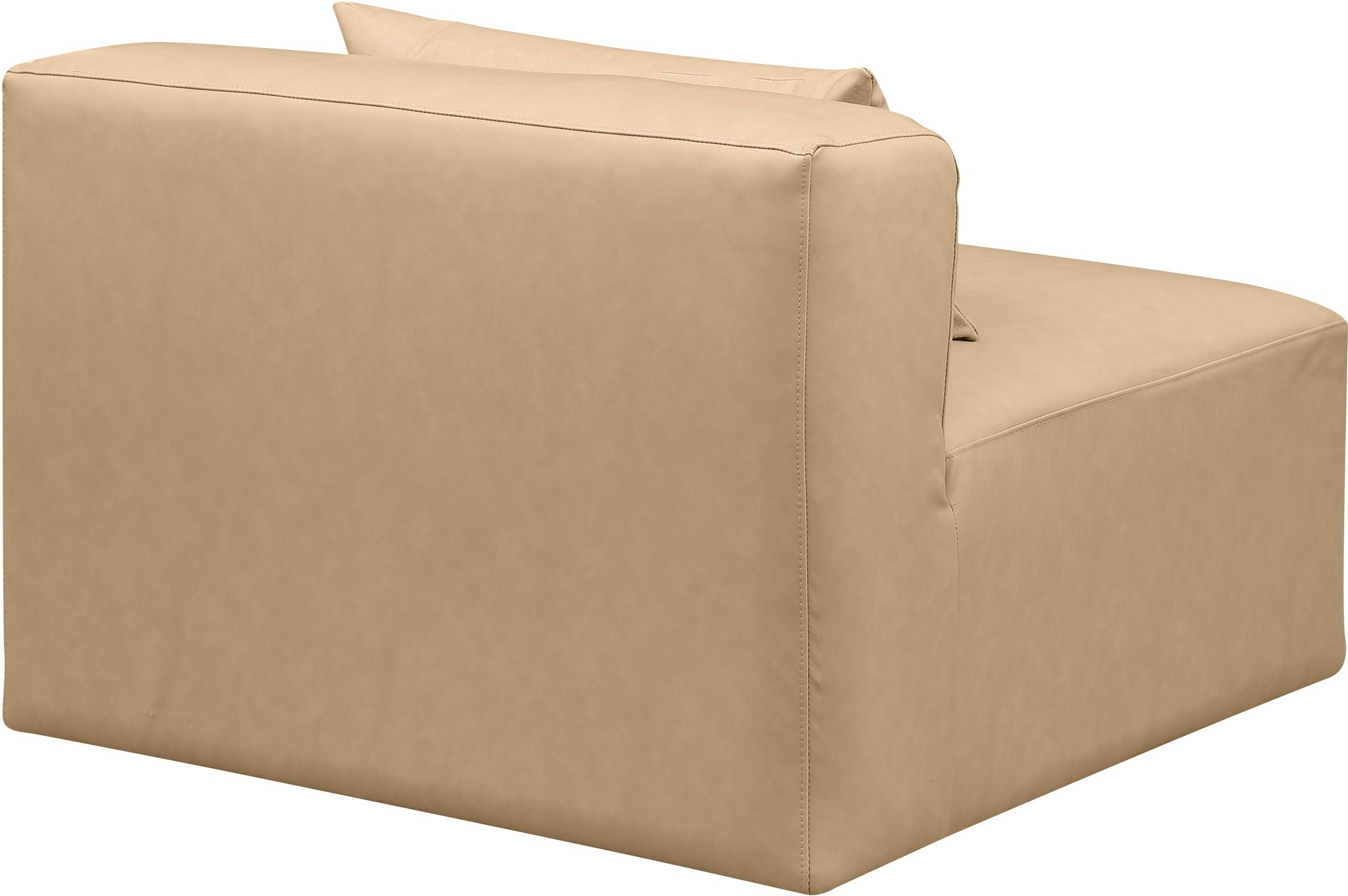 Cube - Armless Chair - Tan