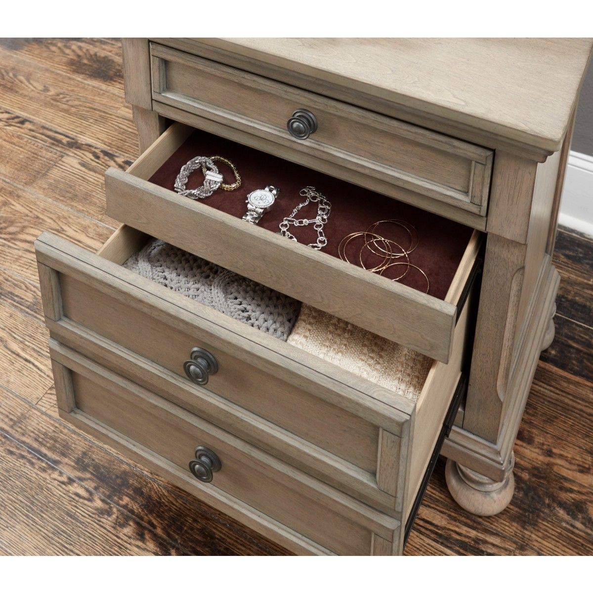 Bethel - Nightstand, Hidden Drawer