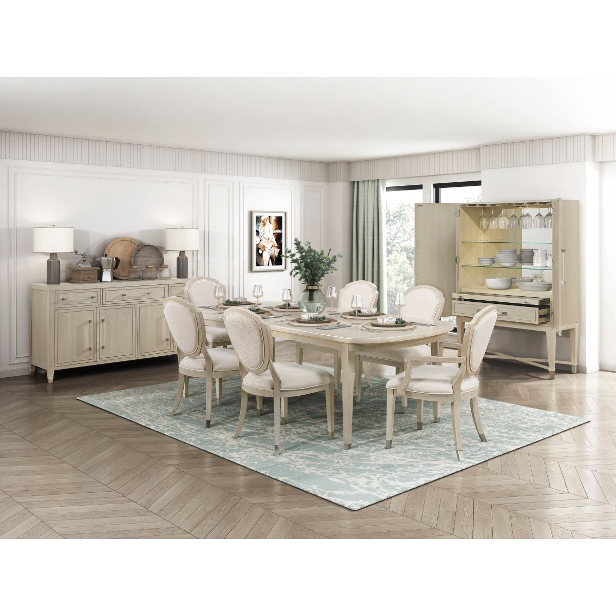 Genoa - Arm Chair (Set of 2) - Ivory