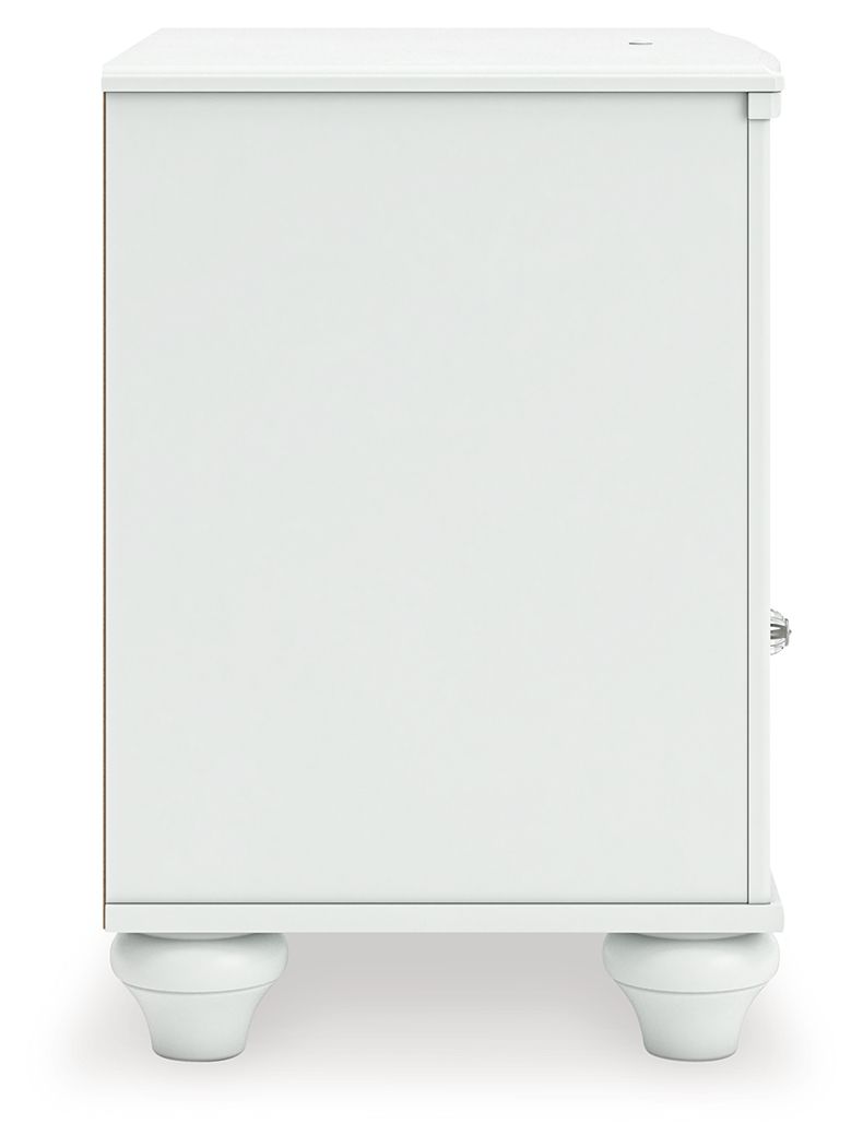 Kozlani - One Drawer Night Stand - White
