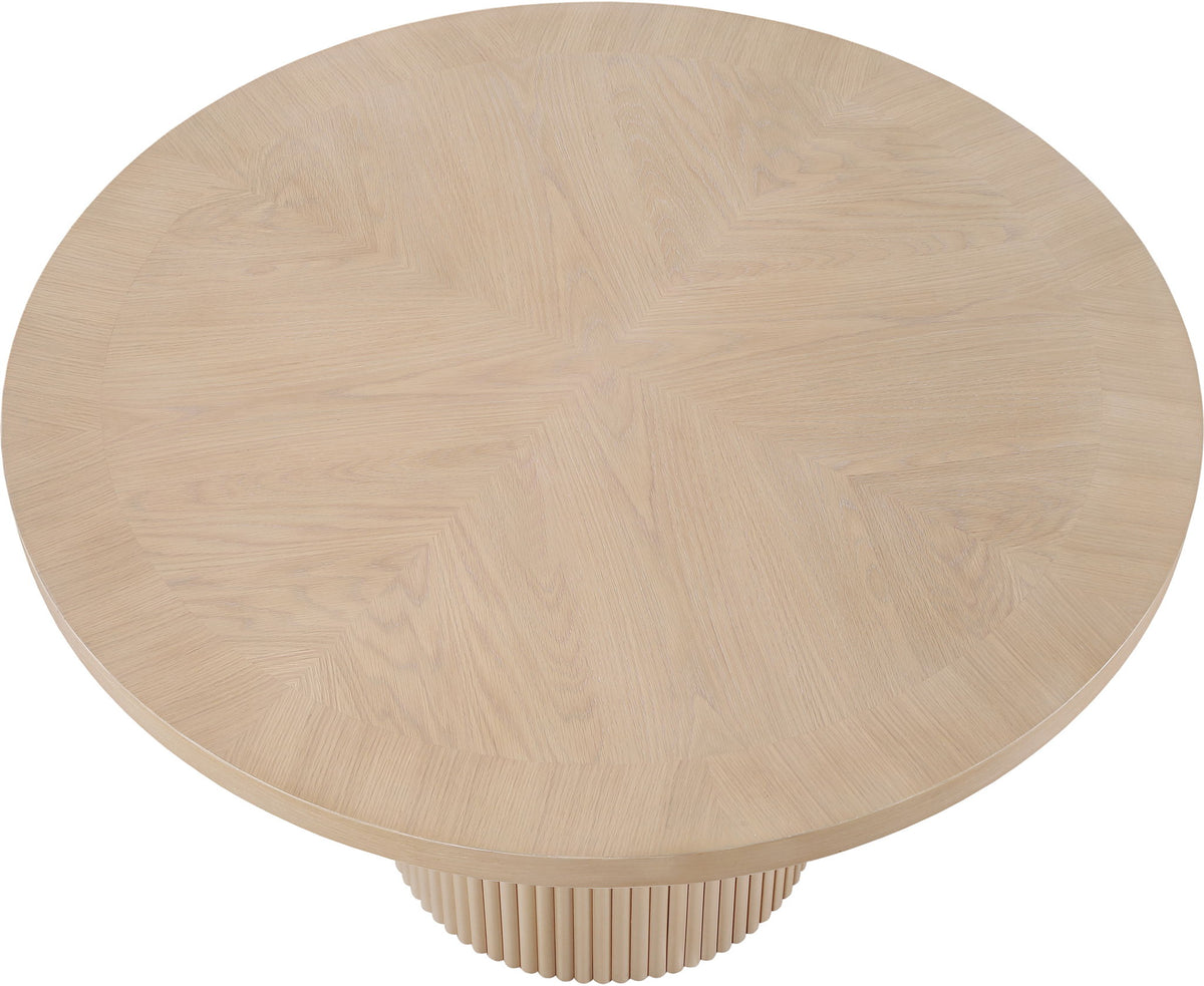 Belinda - Wood Oak Veneer Dining Table
