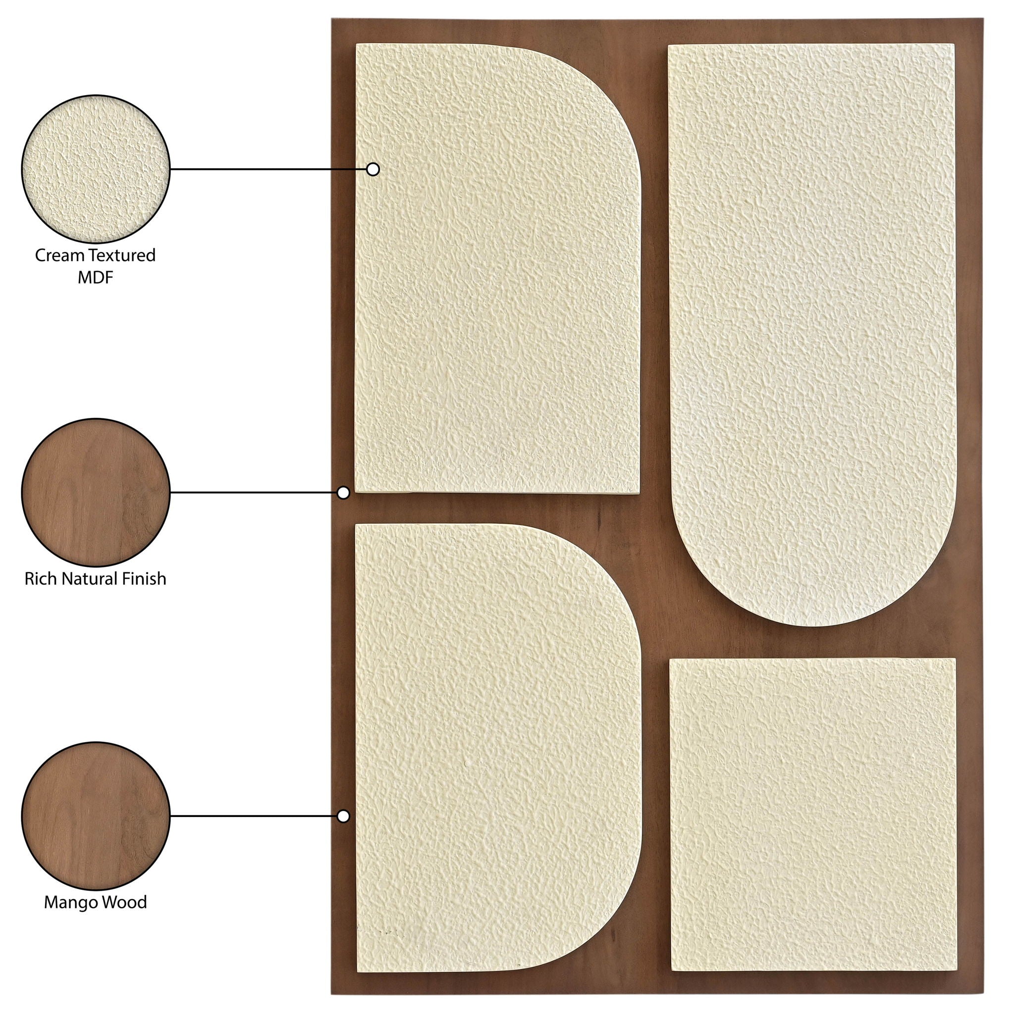 Icon - Mango Wood Wall Decor