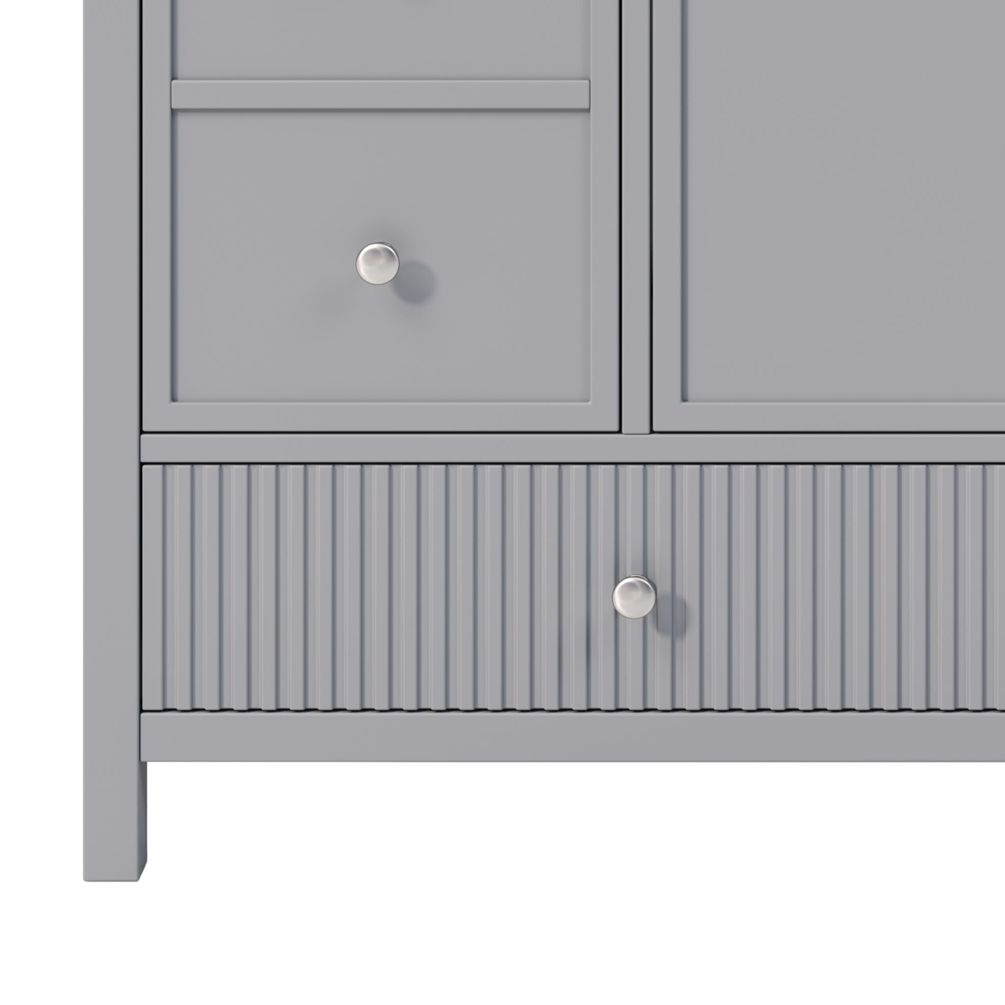 Bathroom Vanity With Separate Sink, Soft Close Doors And 4 Drawers