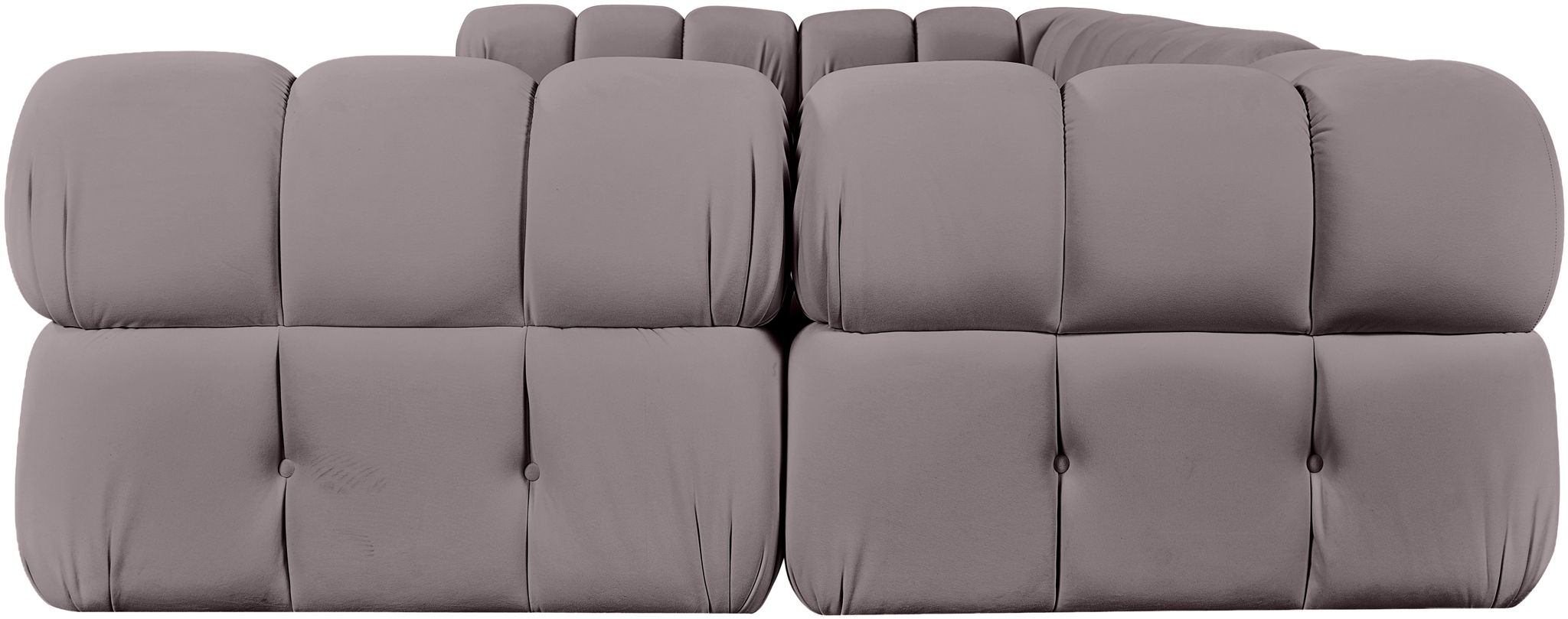 Orin - U-Shaped Velvet 6 Piece Modular Sectional
