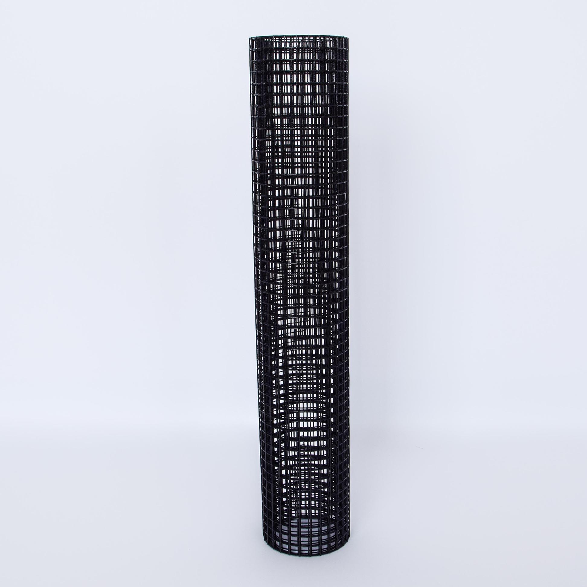 Vinyl Coated Hardware Cloth 19 Gauge Welded Wire Fence For Poultry Netting And Chicken Coop - Black