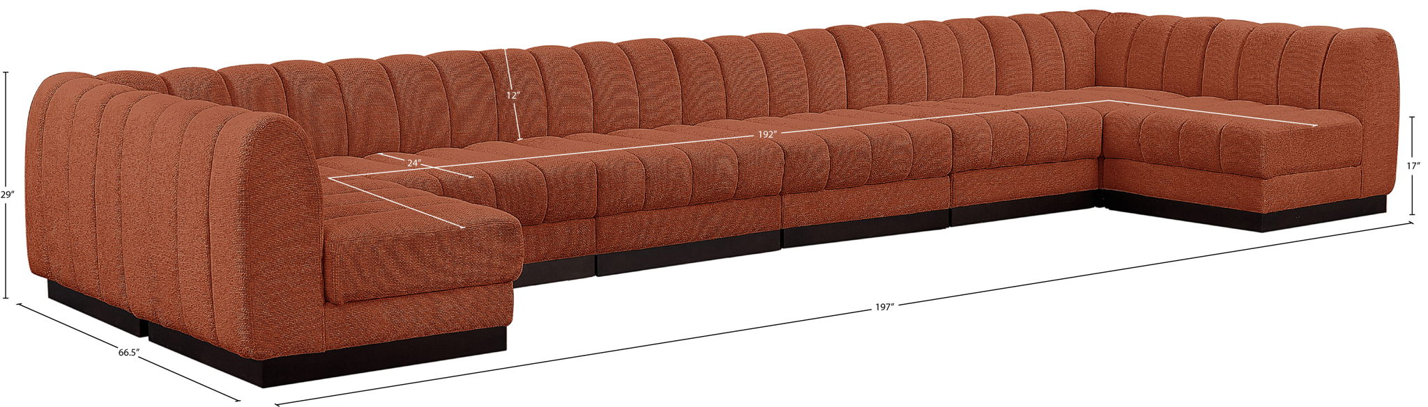 Quinn - 8 Piece Modular Sectional