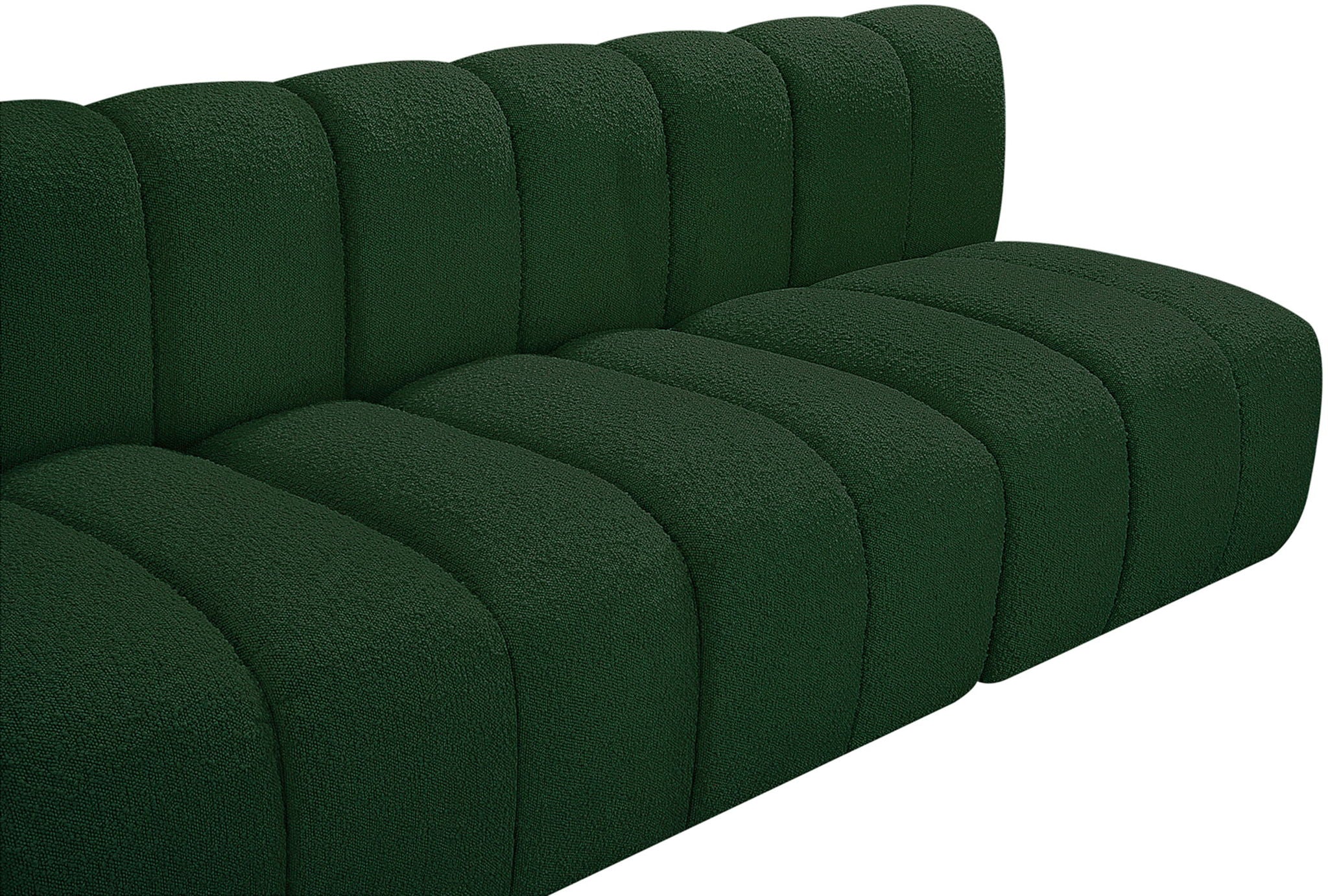 Arc - Boucle Fabric 3 Seats Modular Sofa