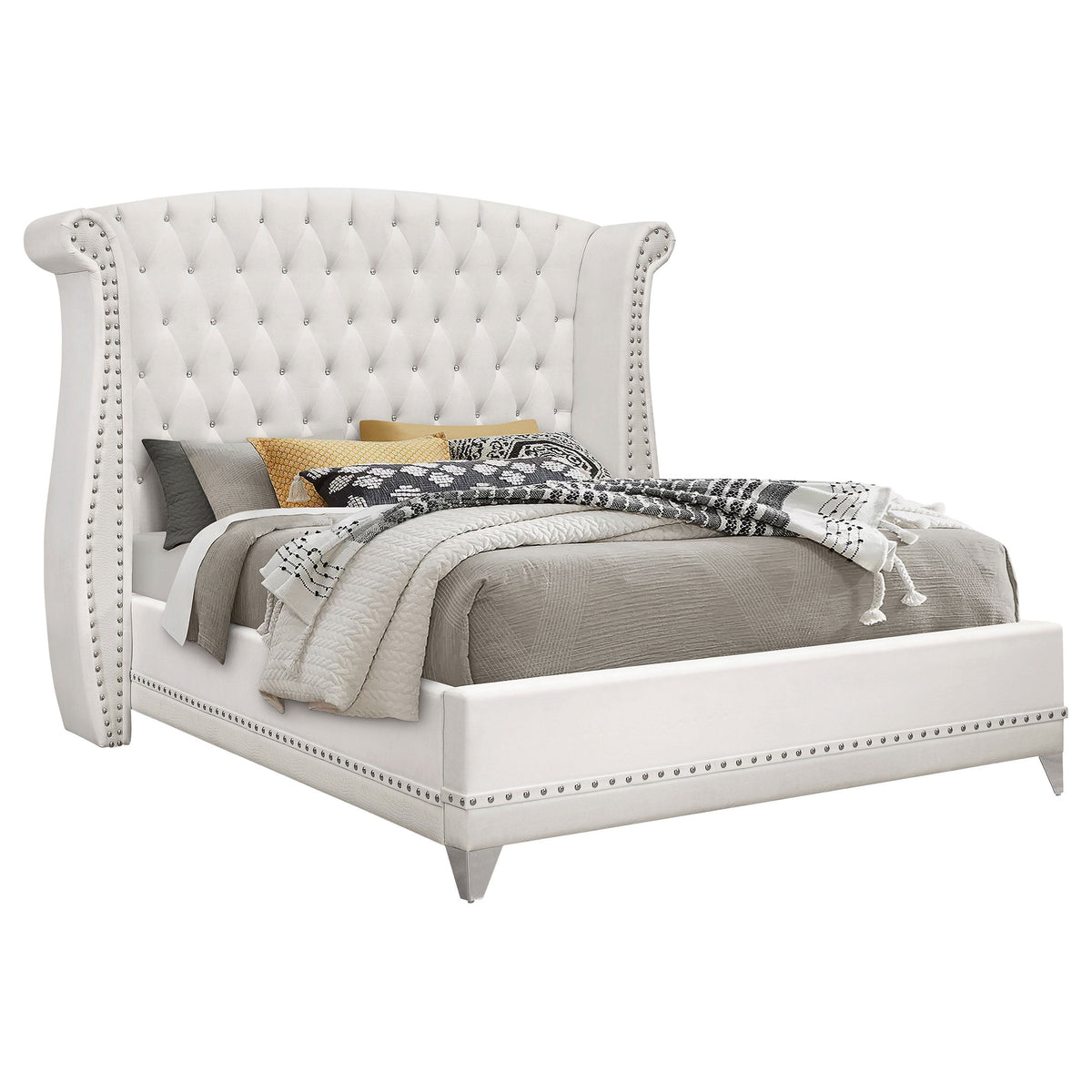 Barzini 4-piece Bedroom Set White