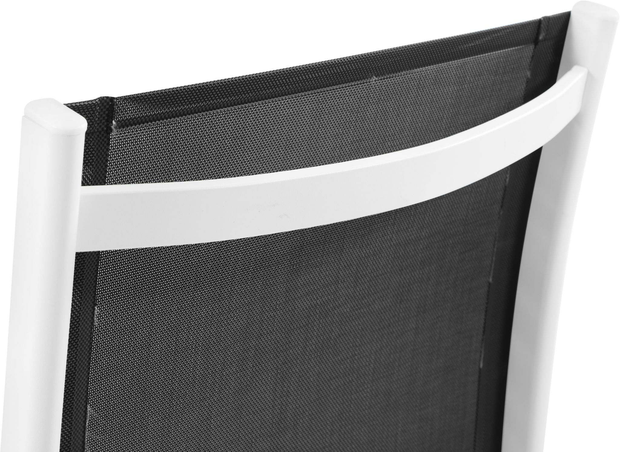 Nizuc - Outdoor Patio Dining Chair With White Frame (Set of 2)