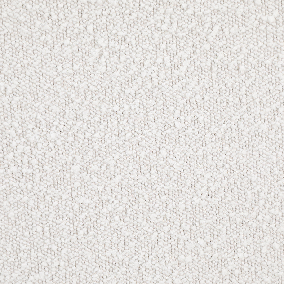 Nala Eastern King Boucle Platform Bed in Cream