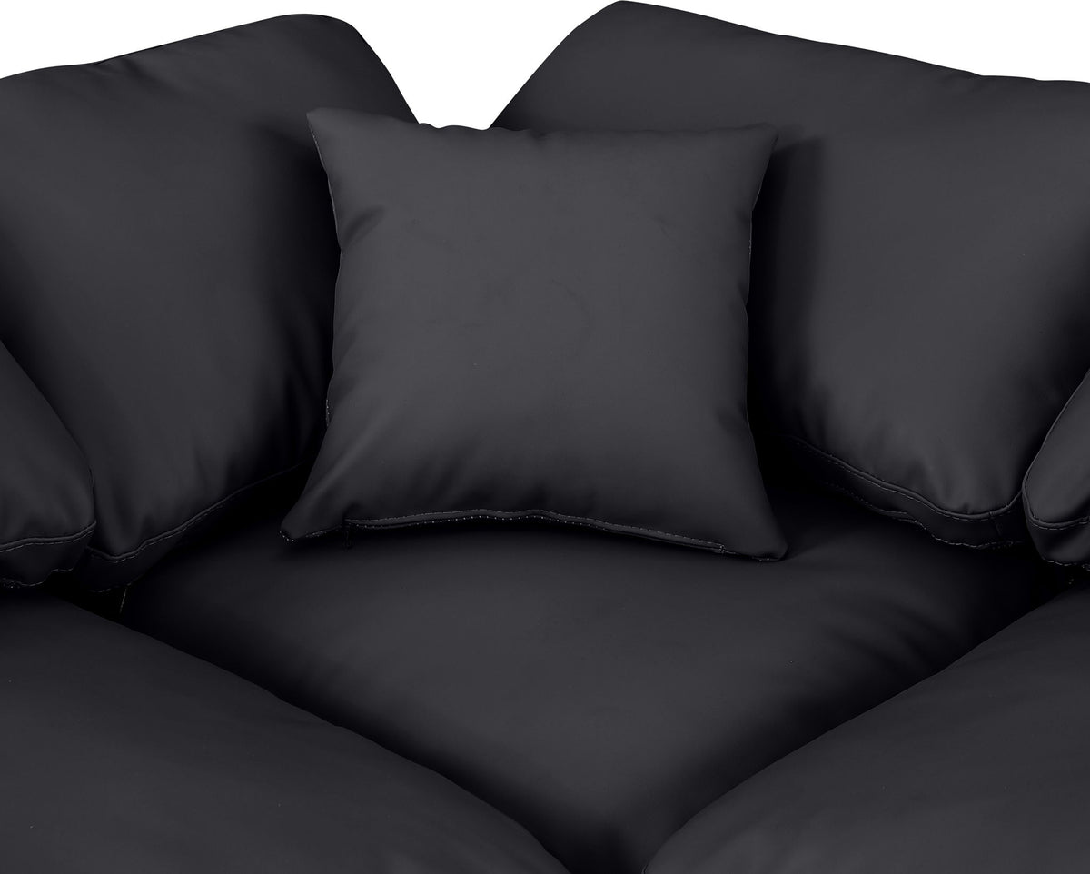 Indulge - Faux Leather 6 Piece Modular Sectional